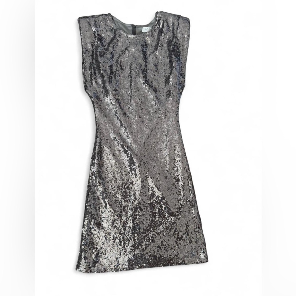 ASTR the label Structured Cap Sleeve Sequin mini Dress